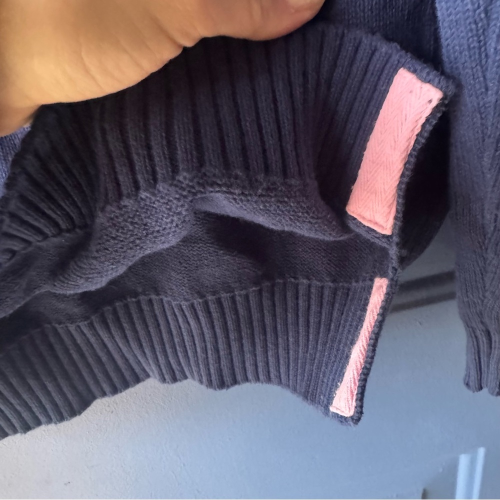 Pink Pineapple Navy 'Locals Only' Palm Beach Sweater - Picture 5 of 5